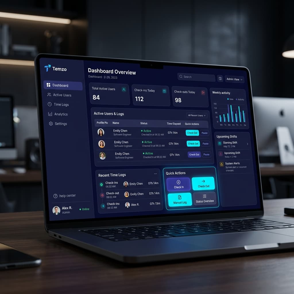 Temzo Project Mockup